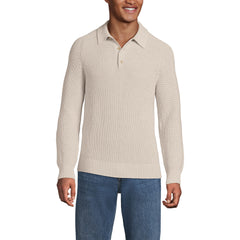 Men's Long Sleeve Drifter Polo Sweater