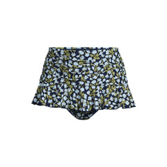 Women's Ruffle Midwaist Skirted Bikini Bottoms