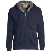 Men's Big and Tall Serious Sweats Full Zip Sherpa Fleece Hoodie