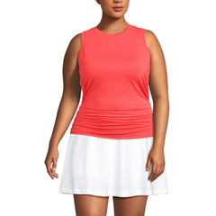 Women's Plus Size Sleeveless Power Performance Fitted Tank