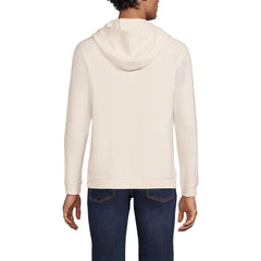 Men's Long Sleeve Waffle Quarter Zip Hoodie