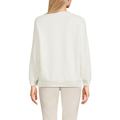 Women's Serious Sweats Oversized Long Sleeve Crew Neck Sweatshirt - Set Top