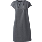 Women's Petite Short Sleeve Ponte Dress