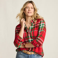 Tall Flannel Boyfriend Long Sleeve Shirt