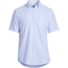 School Uniform Men's Short Sleeve Buttondown Oxford Sport Shirt