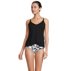 Women's Tulip Hem Tankini Top