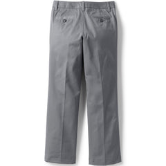 Girls Slim Iron Knee Blend Plain Front Chino Pants