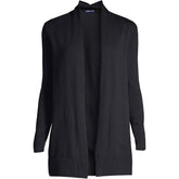 Women's Petite Long Sleeve Open Long Cardigan Sweater