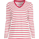 Supima Cotton Long Sleeve V-Neck T-Shirt