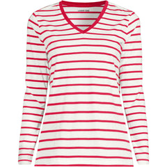 Supima Cotton Long Sleeve V-Neck T-Shirt