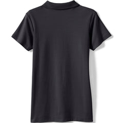 Girls Short Sleeve Feminine Fit Interlock Polo Shirt