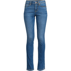 Women's Petite Recover Denim Mid Rise Slim Leg Jeans