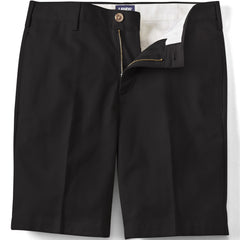 Men's No Iron 9" Plain Front Chino Short
