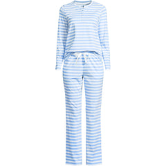 Women's Tall Knit 2 Piece Pajama Set - Long Sleeve Top and Pants