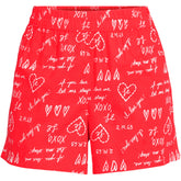 Women's Plus Size Poplin Sleep Boxer Shorts