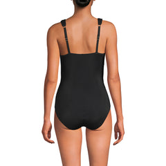 Women's Long Torso New SlenderSuit Grecian Adjustable Low Leg One Piece