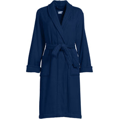 Women's Petite Cotton Terry Knee Length Spa Bath Robe