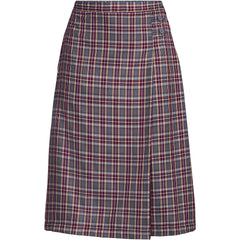 Women's Plaid A-line Skirt Below The Knee