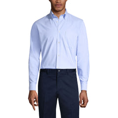 Men's Tall Long Sleeve Solid Oxford Dress Shirt