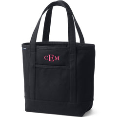 Medium 5 Pocket Open Top Canvas Tote Bag
