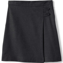 Girls Solid A-line Skirt Below the Knee