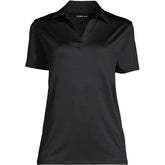 School Uniform Women's Short Sleeve Rapid Dry Sport Neck Polo Shirt