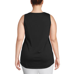 Women's Plus Size Supima Cotton Tunic Tank Top