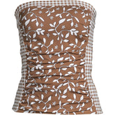 Women's Bandeau Tankini Swimsuit Top