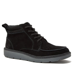Men's Moc Toe Flannel Lined Lace Up Boots