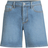 Women's Plus Size Soft Denim Mid Rise 7" Jean Shorts