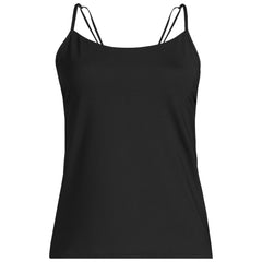 Women's Long Torso Tugless QuickDry Adjustable Strappy Back Tankini Top