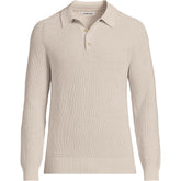 Men's Long Sleeve Drifter Polo Sweater