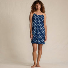 Women's Petite Cooling Knee Length Slip Nightgown