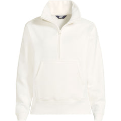 Women's Plus Size Relaxed Serious Sweats Long Sleeve 1/2 Zip Sweatshirt