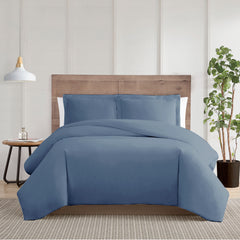 Truly Calm Silver Cool Cotton Duvet Cover Set
