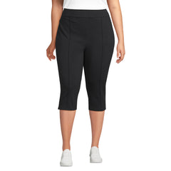 Women's Plus Size Starfish High Rise Pintuck Capri Pants