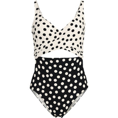 Women's Wrap Monokini High Leg One Piece Swimsuit