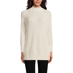 Women's Drifter Shaker Easy Fit Mock Neck Tunic Sweater