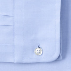 School Uniform Men's Tailored Long Sleeve No Iron Buttondown Pinpoint Shirt