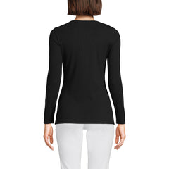 Women's Long Sleeve Micro Rib T-Shirt