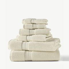 Blue Loom Liam Bleach Friendly Cotton 6 Piece Bath Towel Set