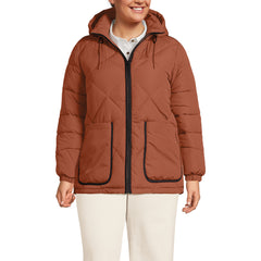 Women's Plus Size FeatherFree Insulated Diamond Quilted Jacket