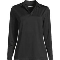 School Uniform Women's Rapid Dry Long Sleeve Sport Collar Polo