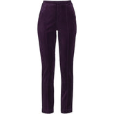 Women's Velvet High Rise Pintuck Pencil Ankle Pants