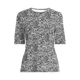 Women's Long Torso SunShade UPF 50 Elbow Sleeve Rash Guard Swim Tee
