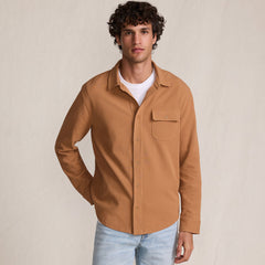 Men's Tall Long Sleeve Workwear Waffle Shirt