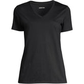 Plus Size Supima Cotton V-Neck T-Shirt