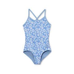 Girls Chlorine Resistant Reversible One Piece Swimsuit