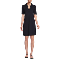 Women's Starfish Elbow Sleeve Polo Dress