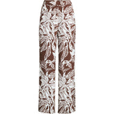 Women's Plus Size Rayon High Rise Wide Leg Pants - Set Bottom